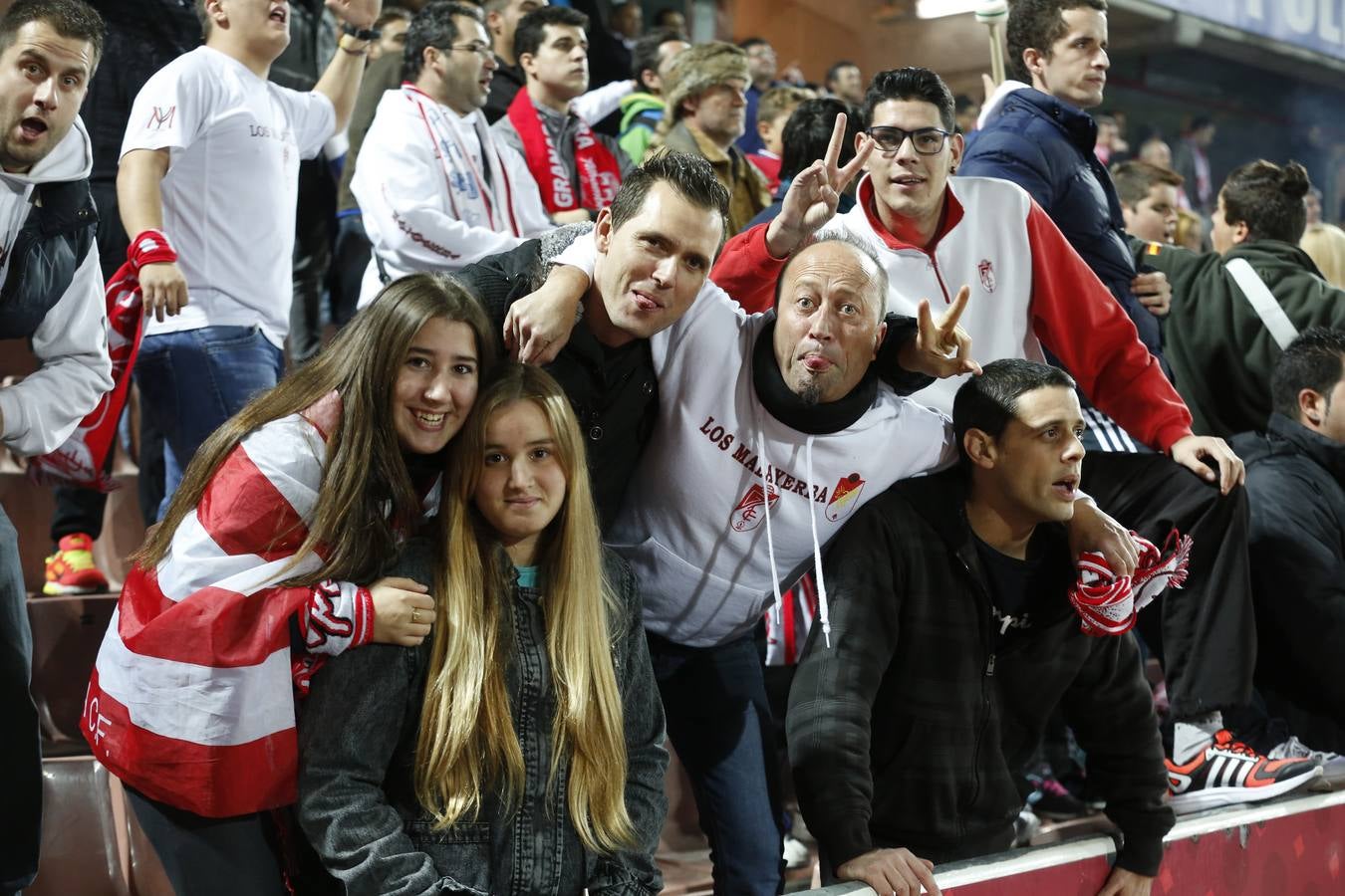 El ambiente en Los Cármenes en el Granada-Leganés