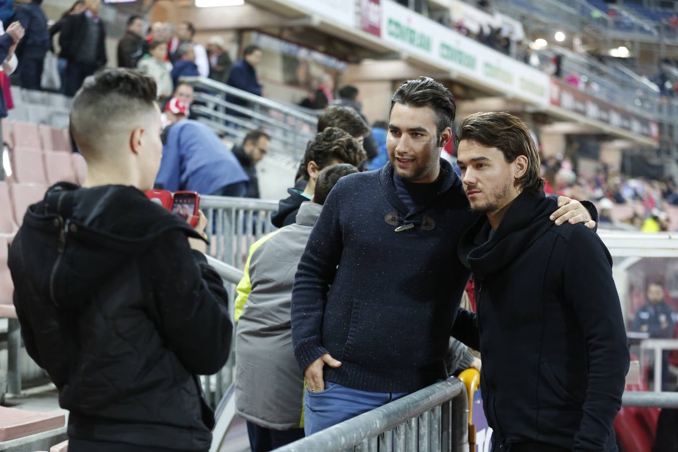 El ambiente en Los Cármenes en el Granada-Leganés