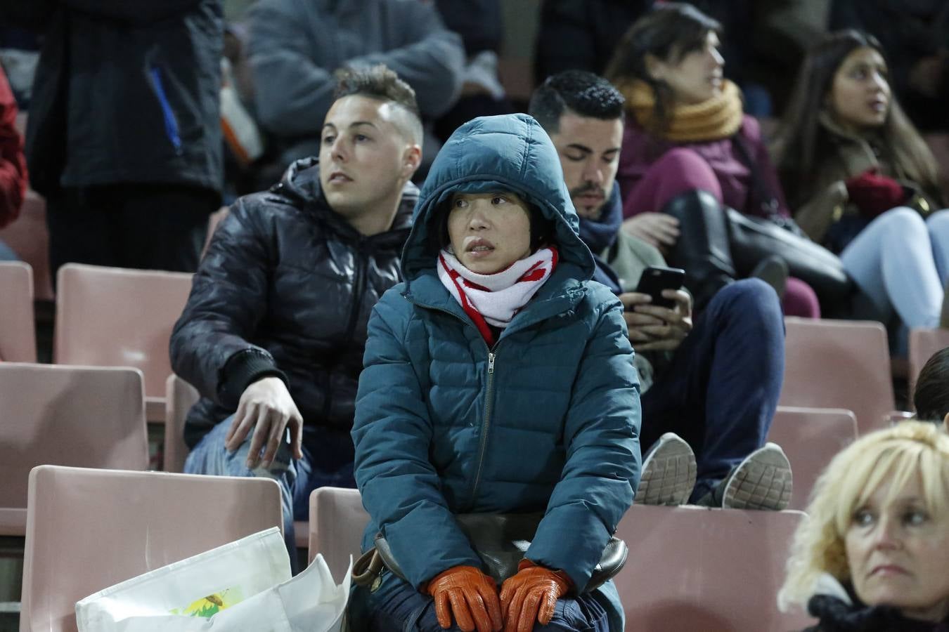 El ambiente en Los Cármenes durante el Granada-Espanyol