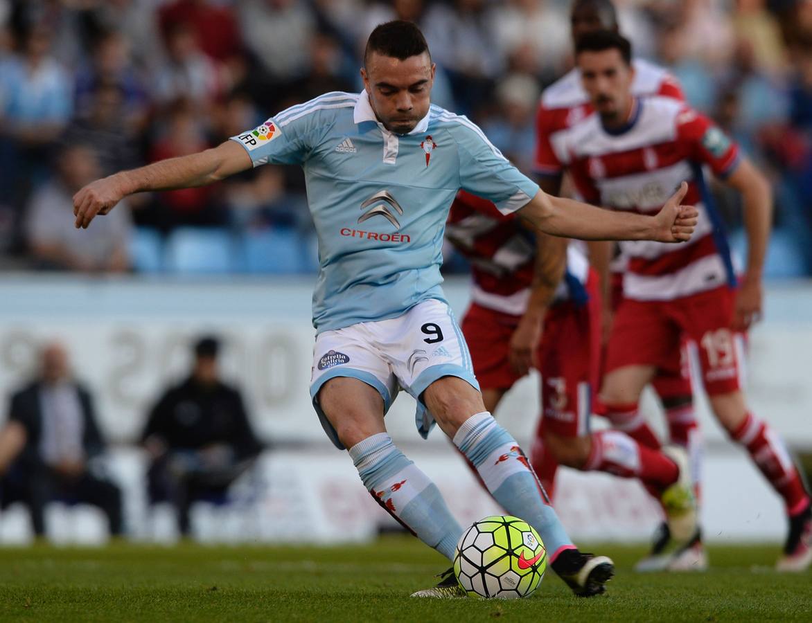 El talento de Nolito y Aspas priva a un buen Granada de puntuar en Balaídos