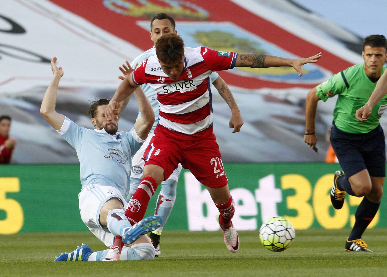 El talento de Nolito y Aspas priva a un buen Granada de puntuar en Balaídos