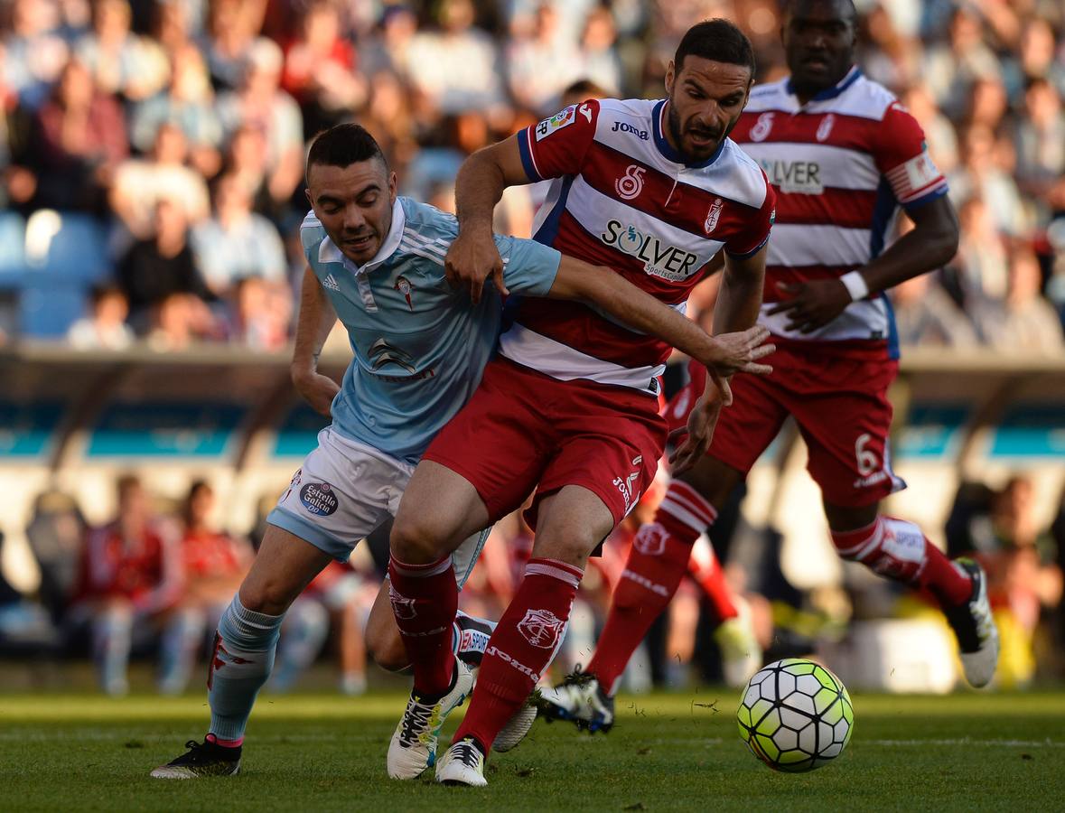 El talento de Nolito y Aspas priva a un buen Granada de puntuar en Balaídos