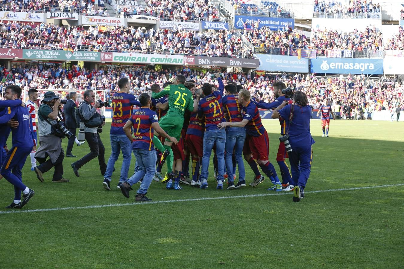 El Barça, campeón de la Liga