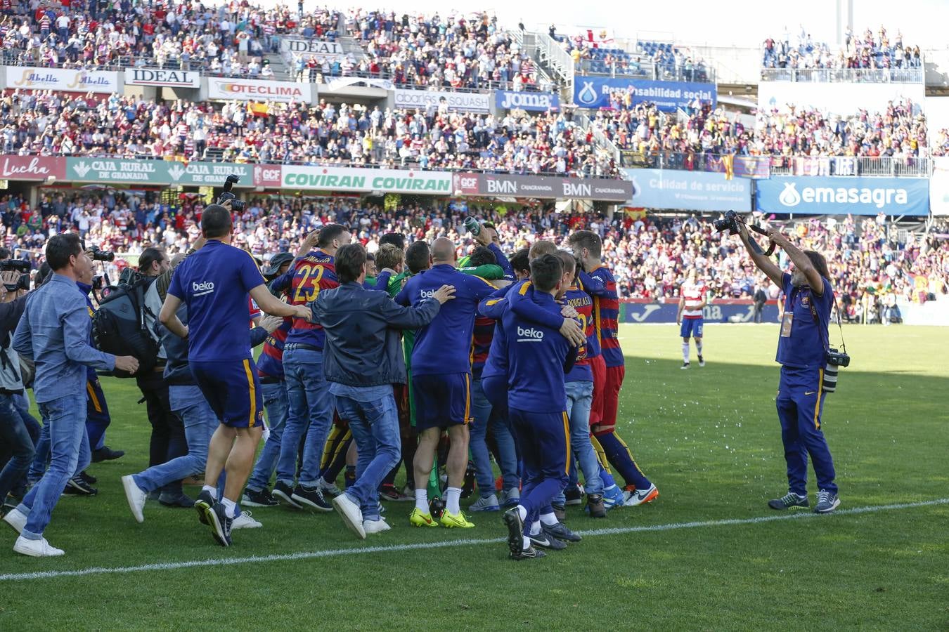 El Barça, campeón de la Liga