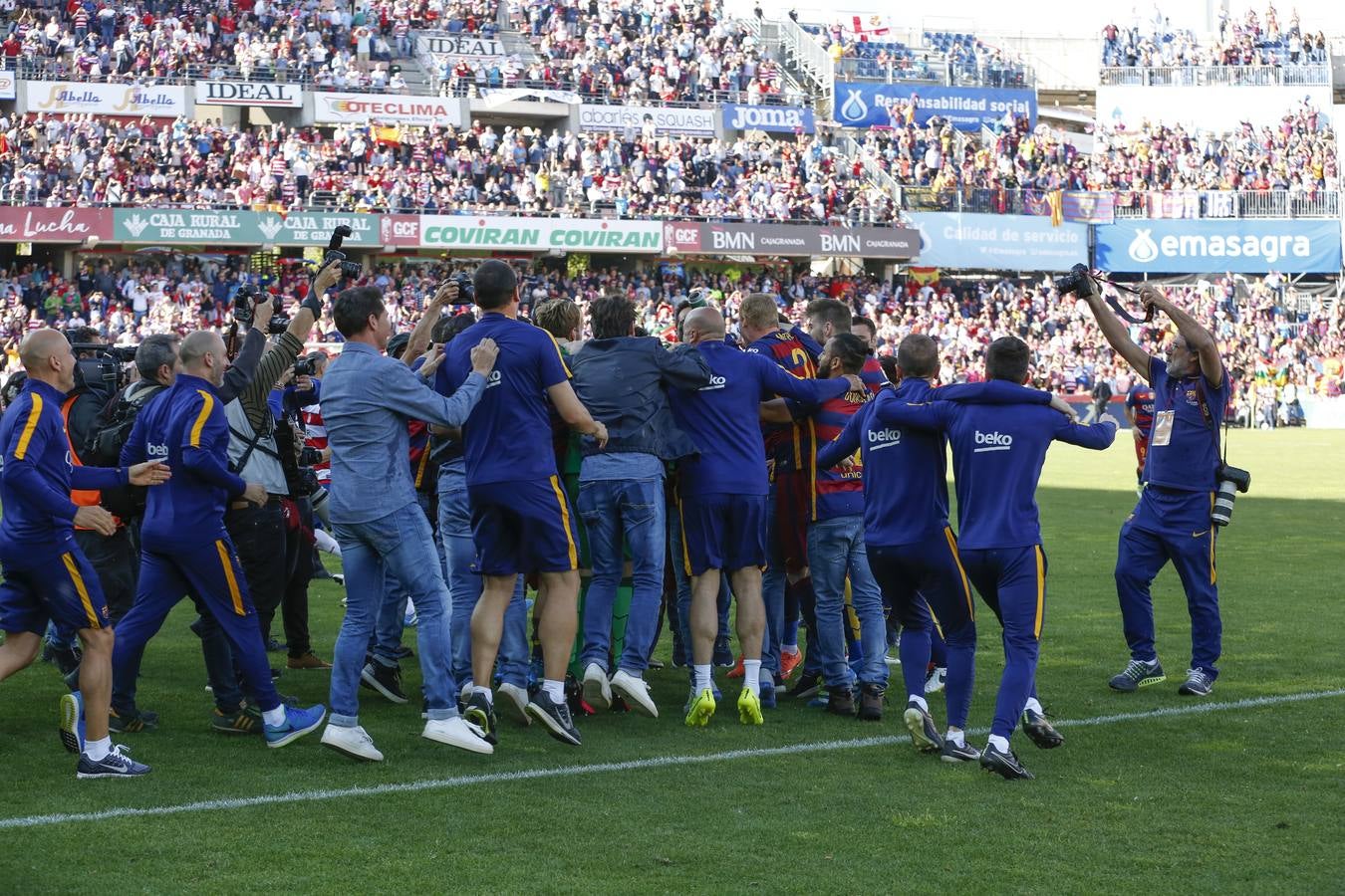 El Barça, campeón de la Liga