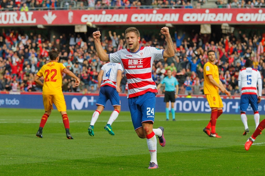 El Granada-Sevilla, en imágenes