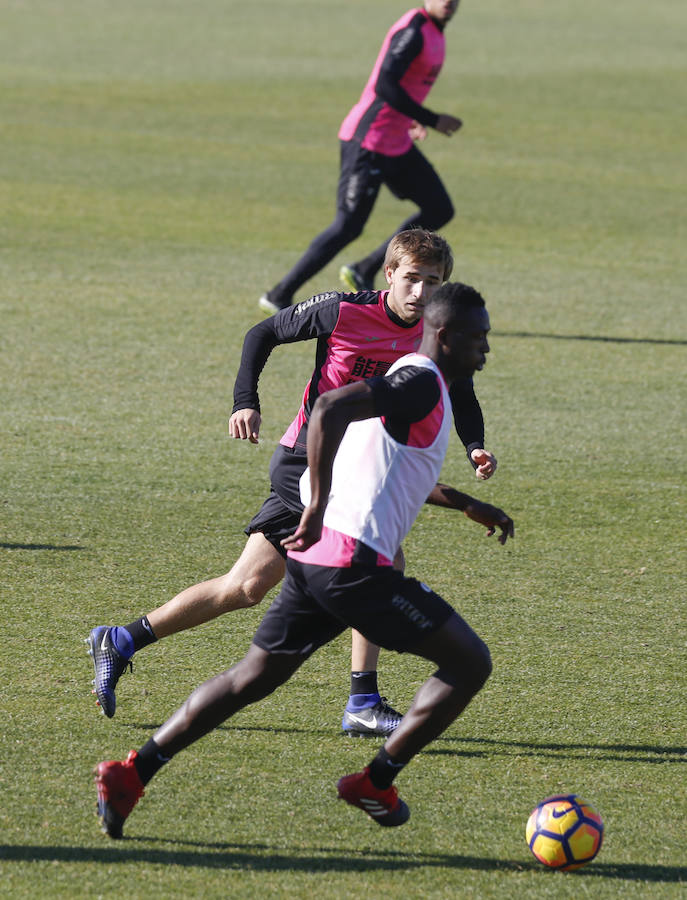 Entrenamiento del Granada CF, martes 13 de diciembre