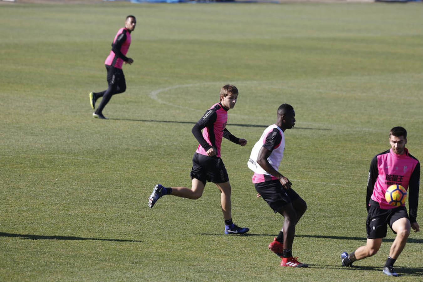 Entrenamiento del Granada CF, martes 13 de diciembre