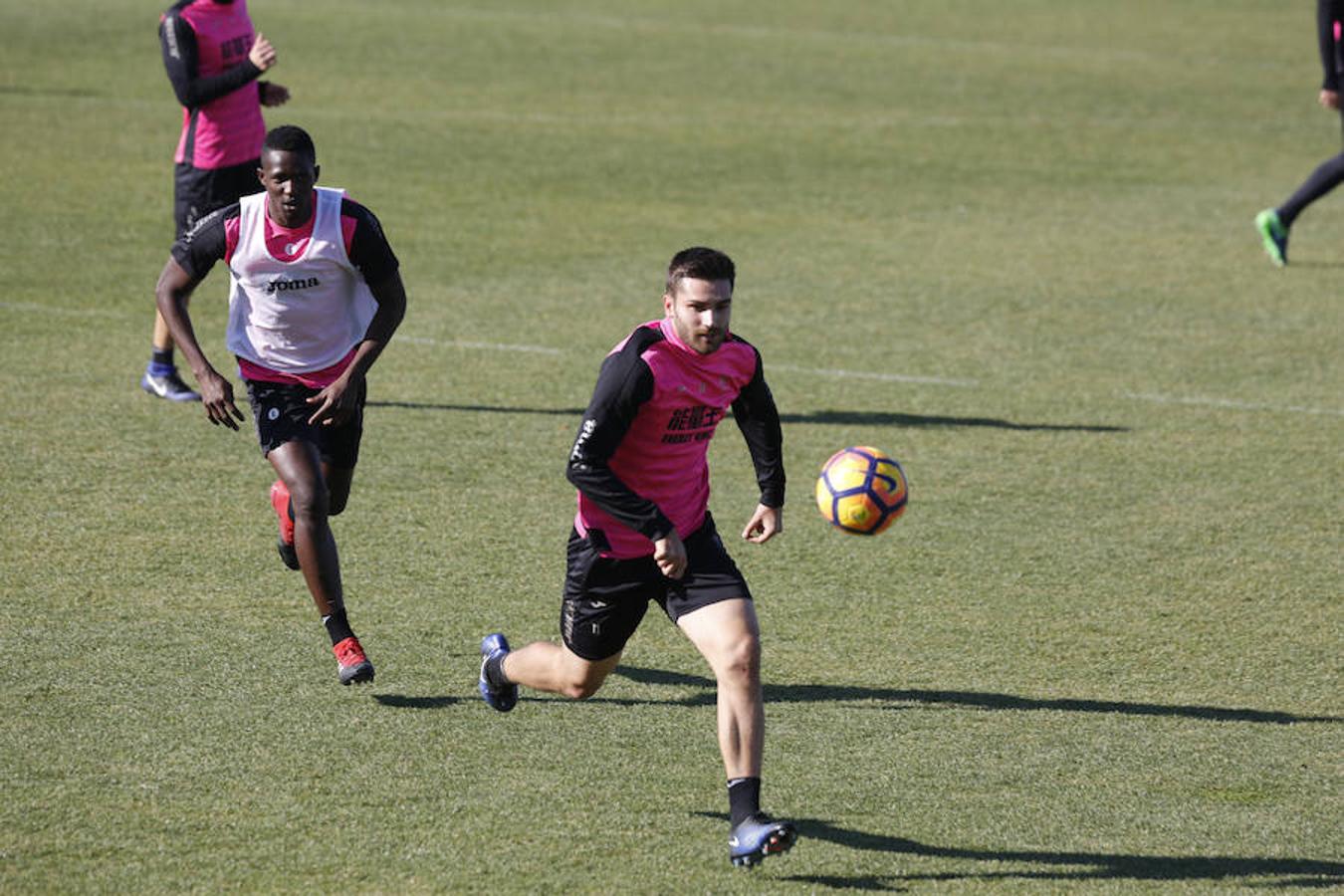 Entrenamiento del Granada CF, martes 13 de diciembre