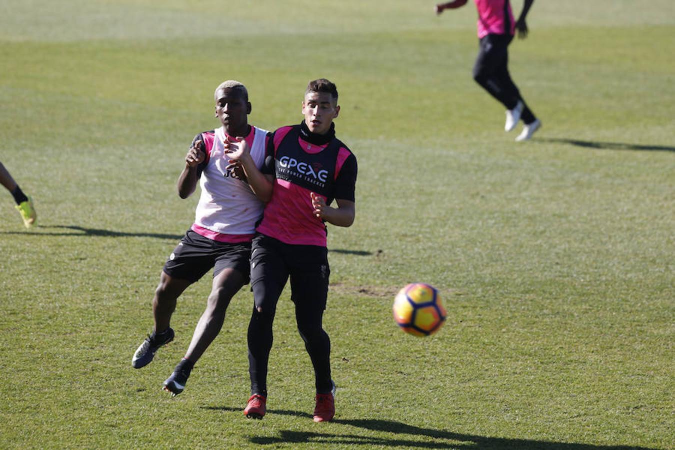 Entrenamiento del Granada CF, martes 13 de diciembre