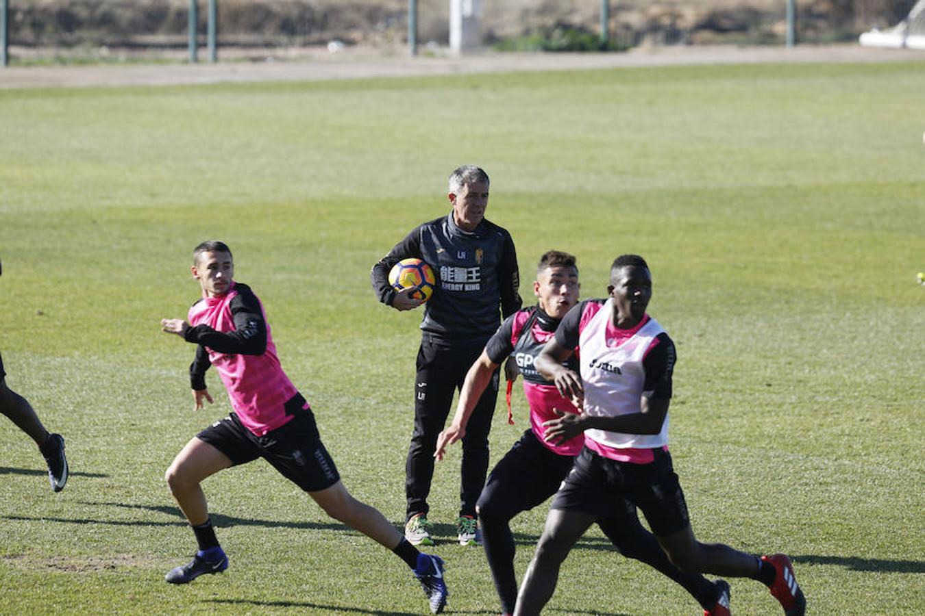 Entrenamiento del Granada CF, martes 13 de diciembre