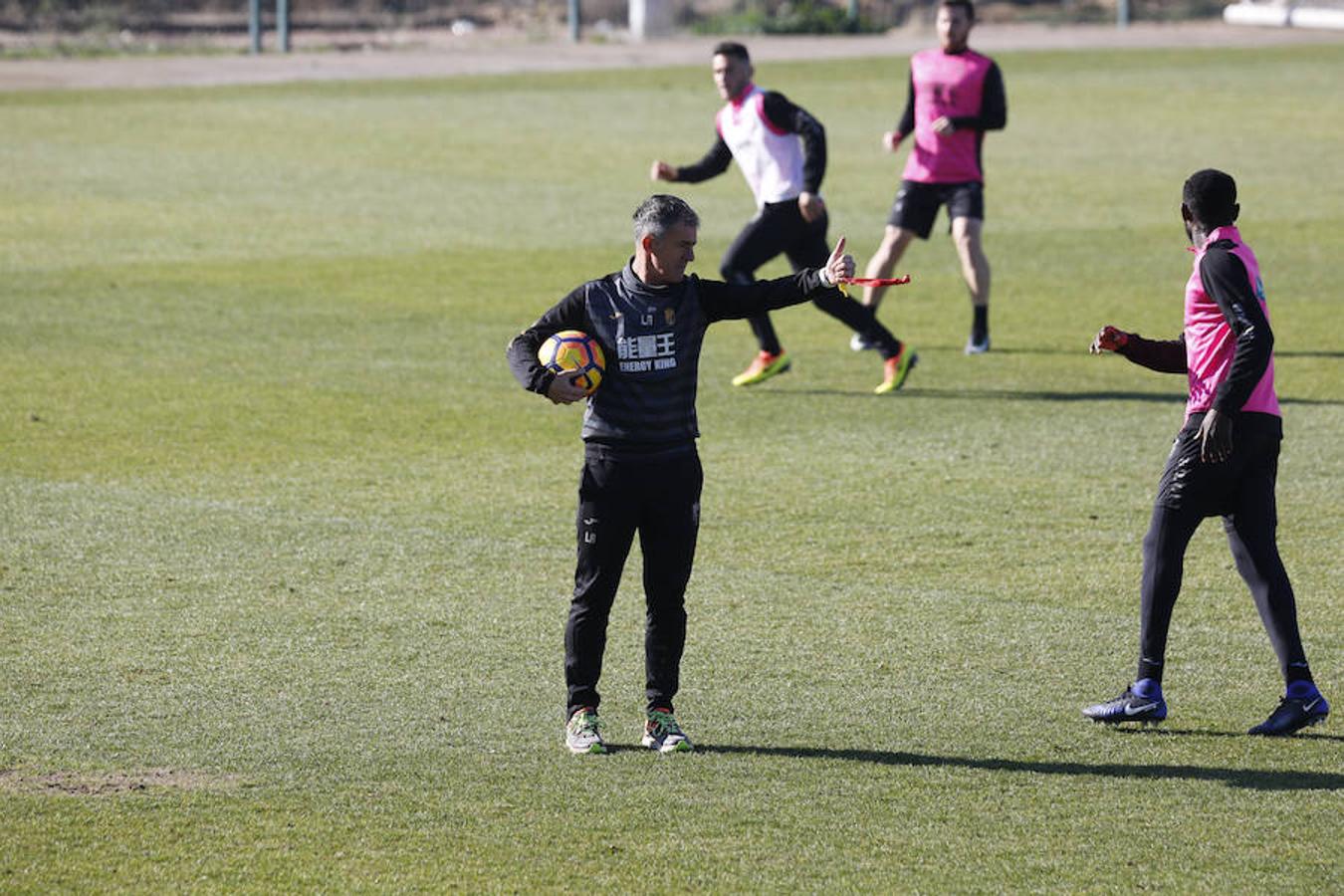 Entrenamiento del Granada CF, martes 13 de diciembre