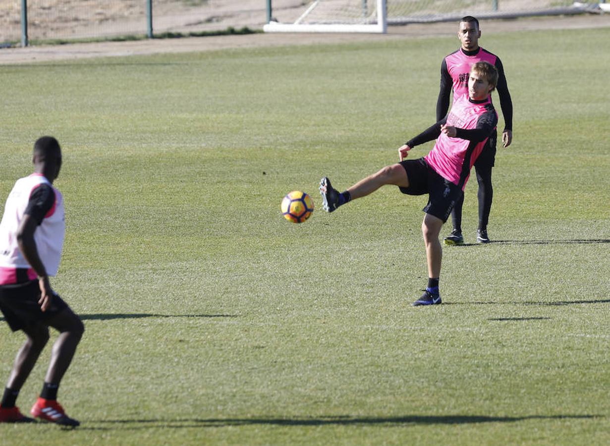 Entrenamiento del Granada CF, martes 13 de diciembre