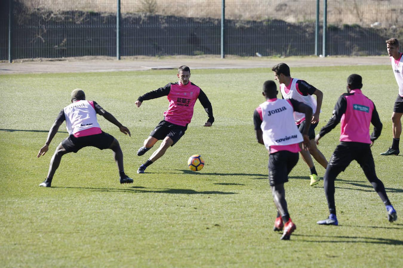 Entrenamiento del Granada CF, martes 13 de diciembre