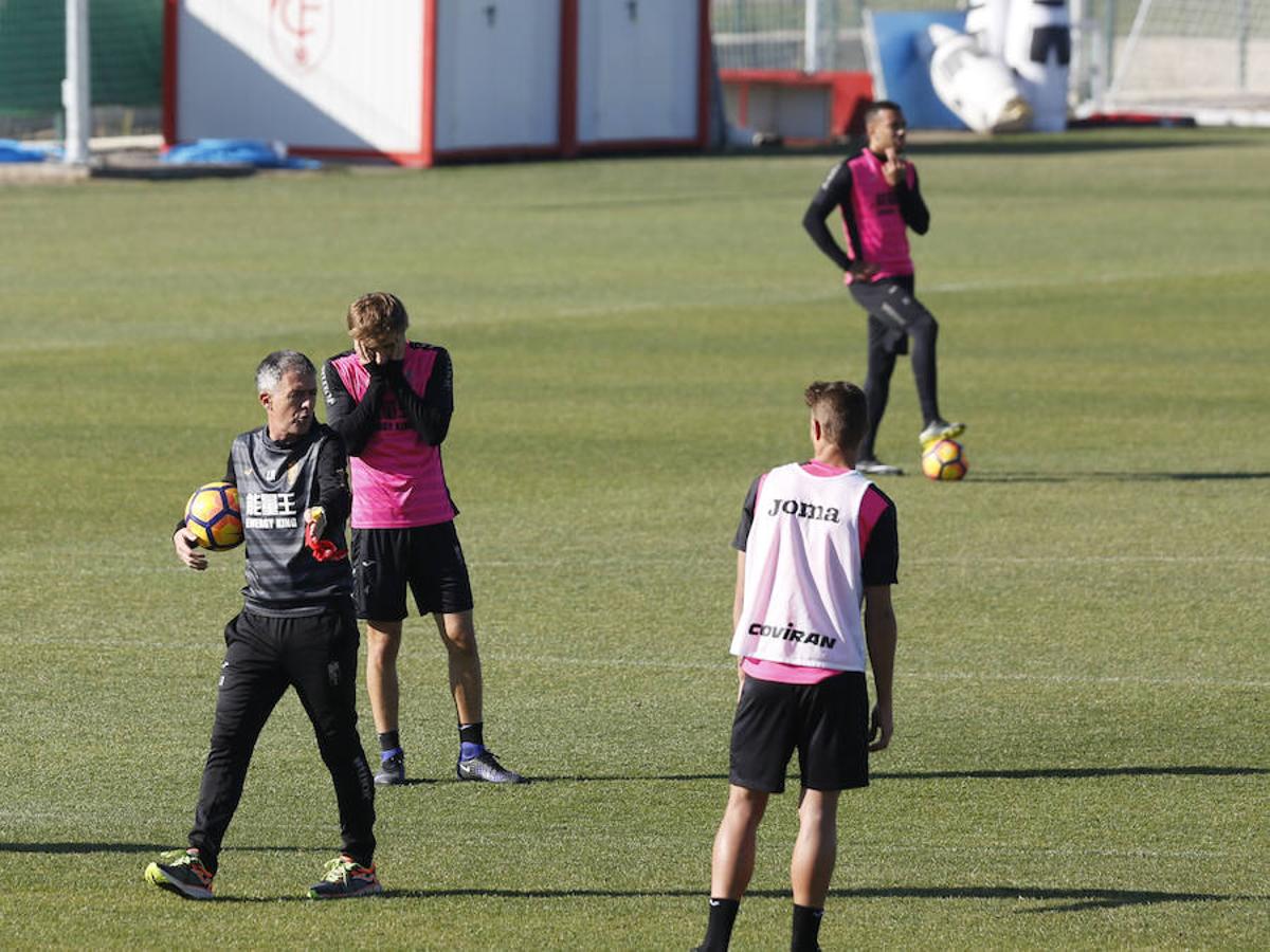 Entrenamiento del Granada CF, martes 13 de diciembre