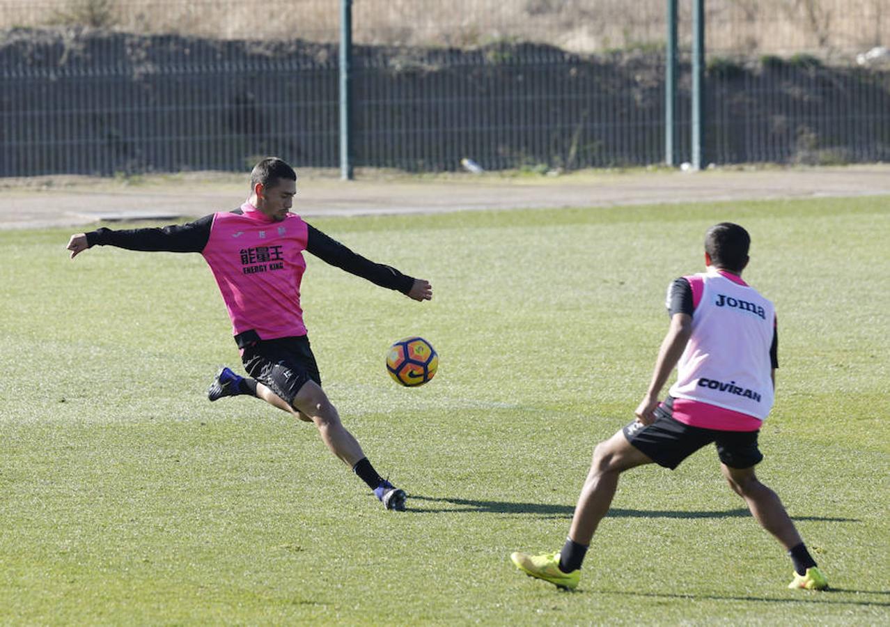 Entrenamiento del Granada CF, martes 13 de diciembre