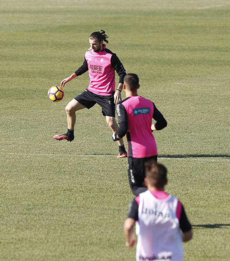 Entrenamiento del Granada CF, martes 13 de diciembre