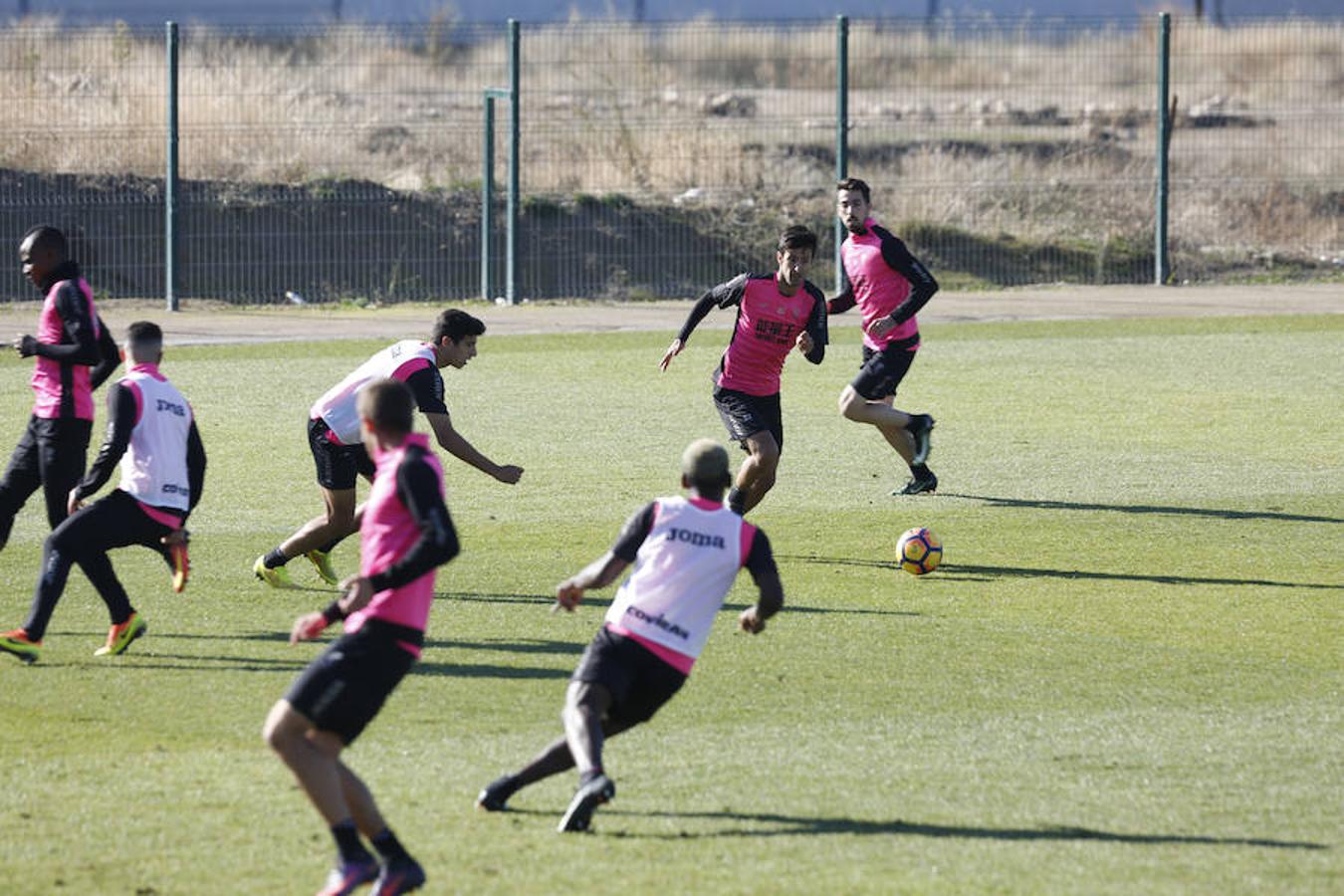 Entrenamiento del Granada CF, martes 13 de diciembre