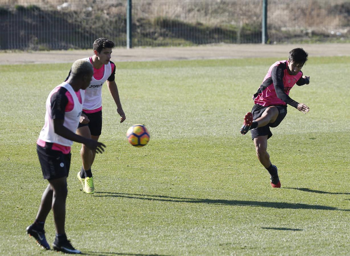 Entrenamiento del Granada CF, martes 13 de diciembre