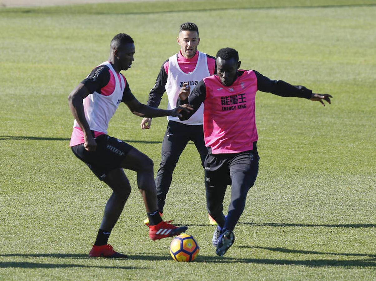 Entrenamiento del Granada CF, martes 13 de diciembre