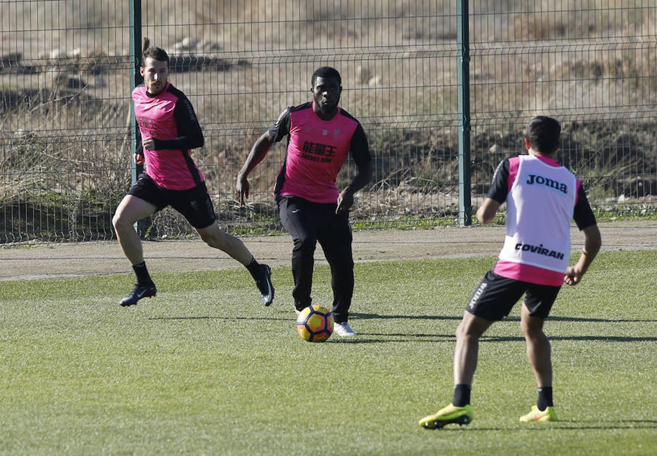 Entrenamiento del Granada CF, martes 13 de diciembre