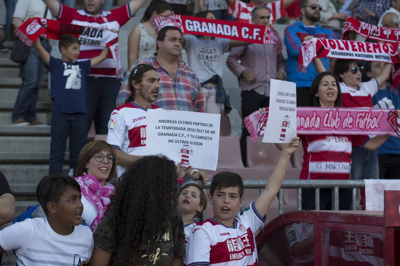 El partido del Granada en las gradas