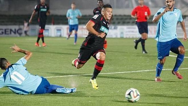 Hombrada del Granada B en Lucena