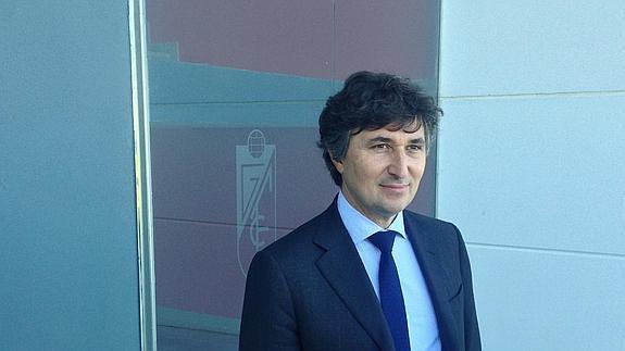 Gino Pozzo, en la ciudad deportiva del Granada: "Es como si fuera el primer día del club"