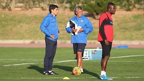 El Almería empieza 2016 con una corta sesión de trabajo