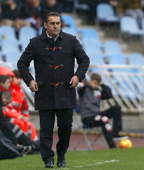 Sandoval: "El primer gol de la Real nos ha hecho mucho daño"