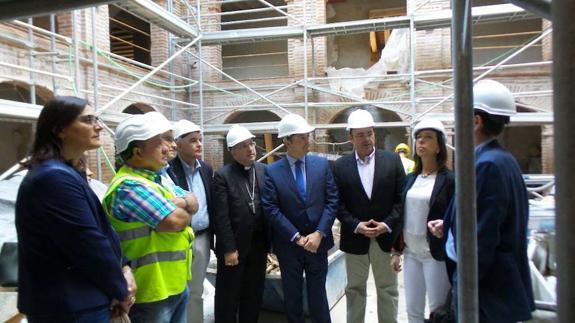 Las obras del Hospital Real y la iglesia de San Torcuato estarán terminadas en noviembre