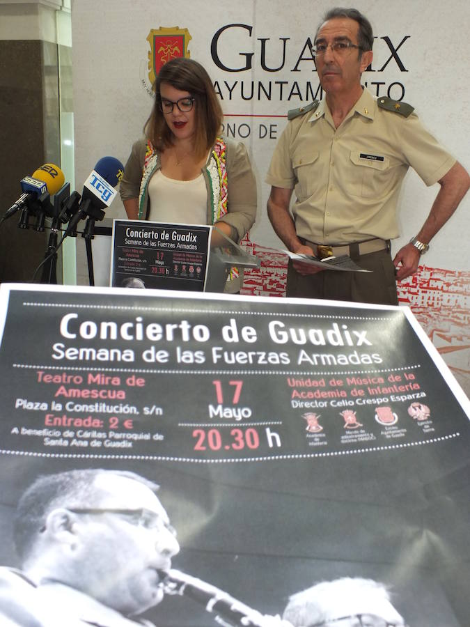 Guadix acoge el primero de los tres conciertos de la Unidad de Música de la Academia de Infantería programados en Granada