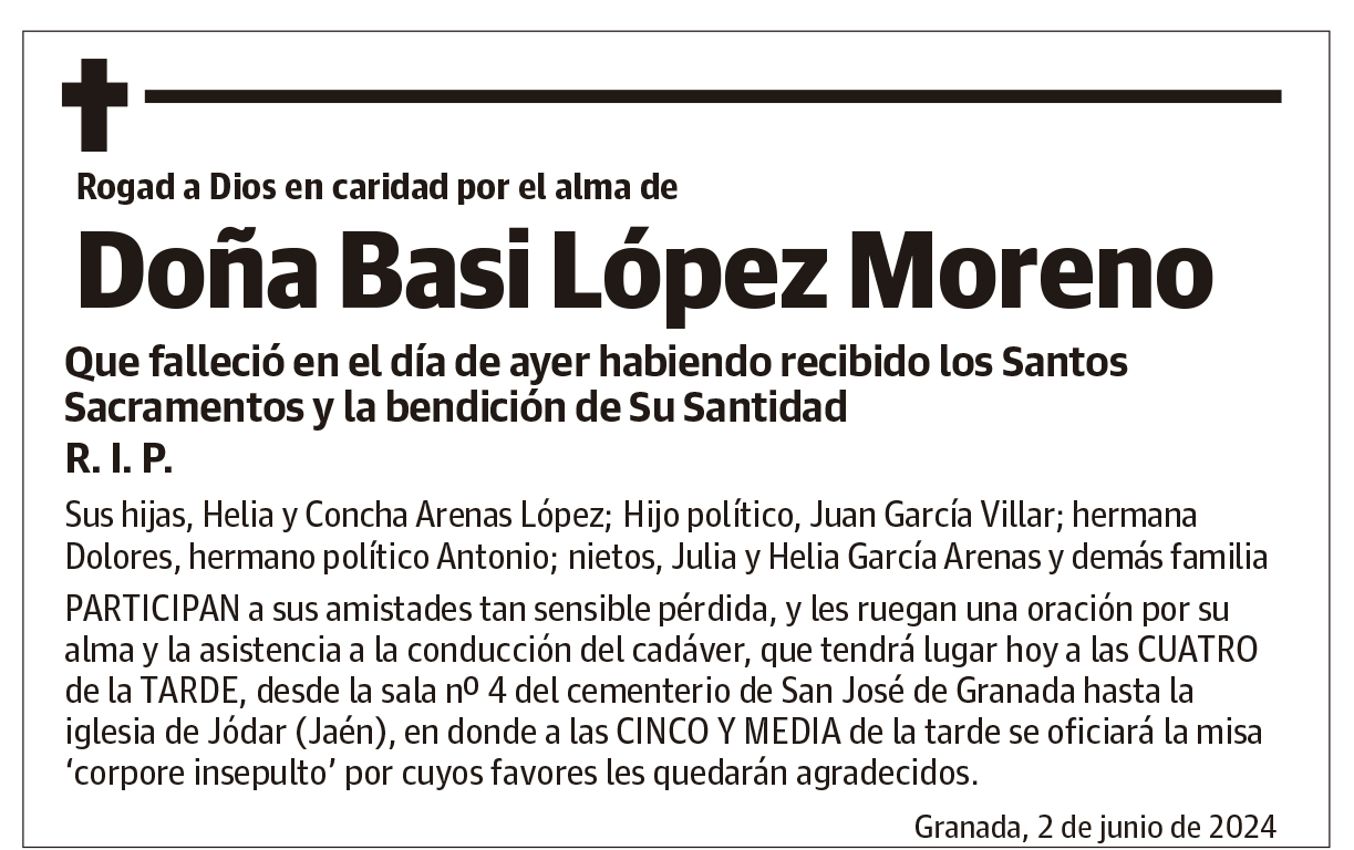 Doña Basi López Moreno