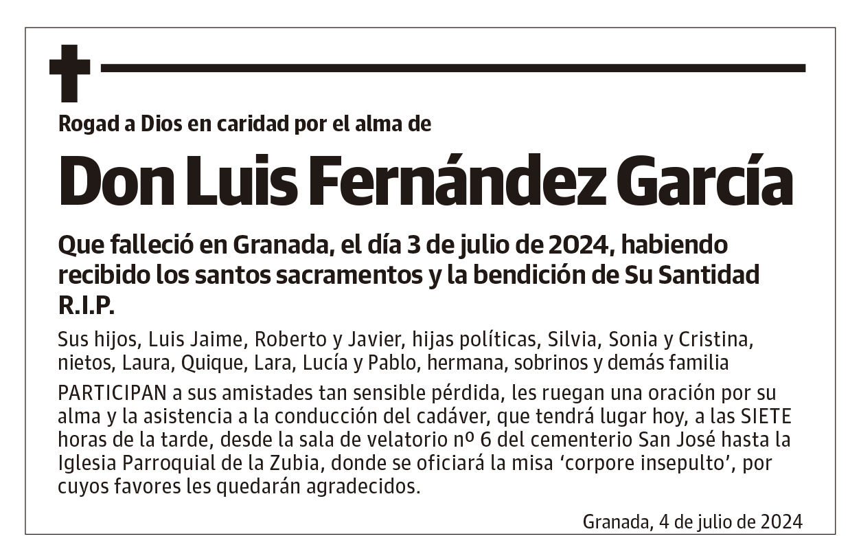 Don Luis Fernández García
