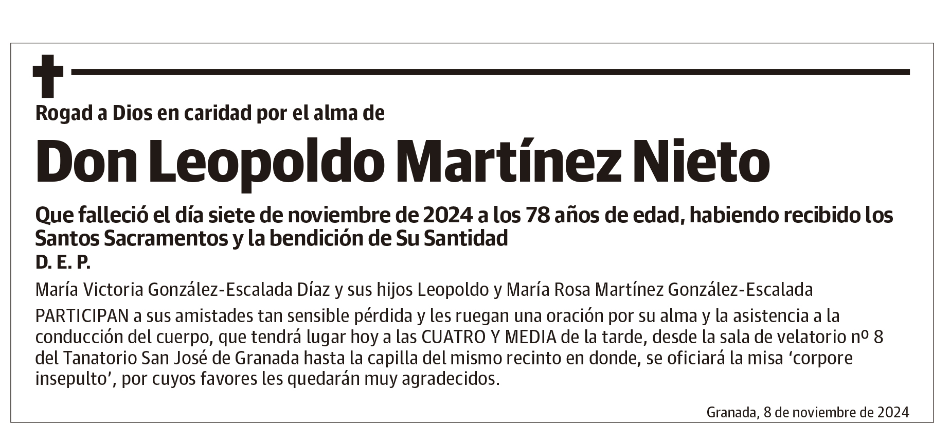 Don Leopoldo Martínez Nieto