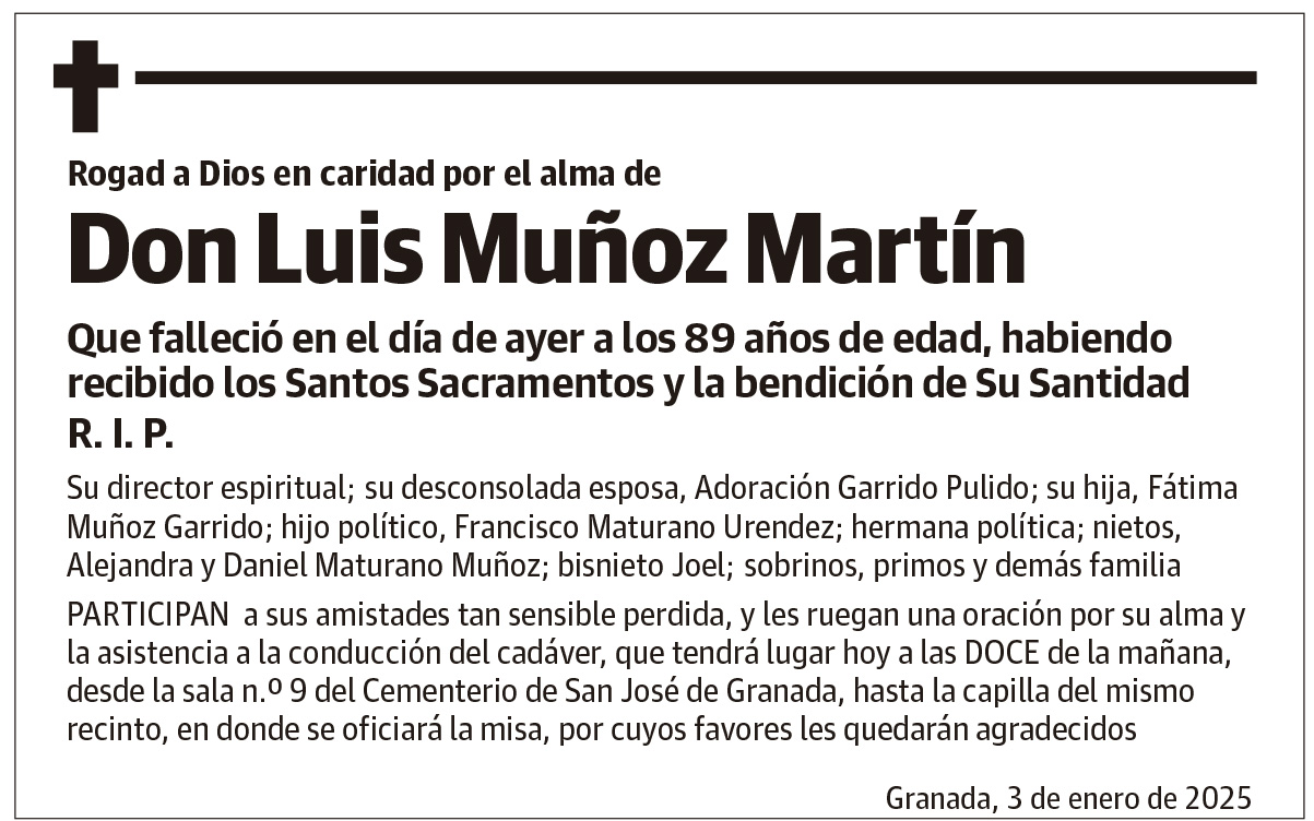 Don Luis Muñoz Martín