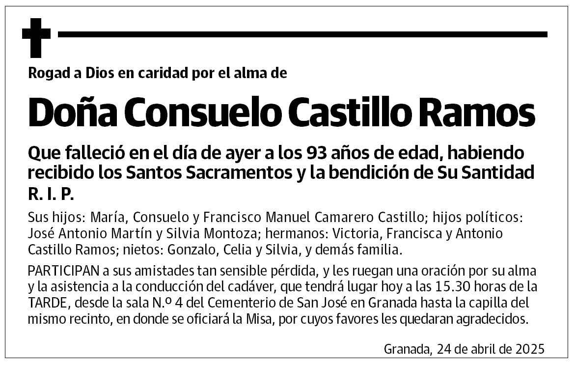 Doña Consuelo Castillo Ramos