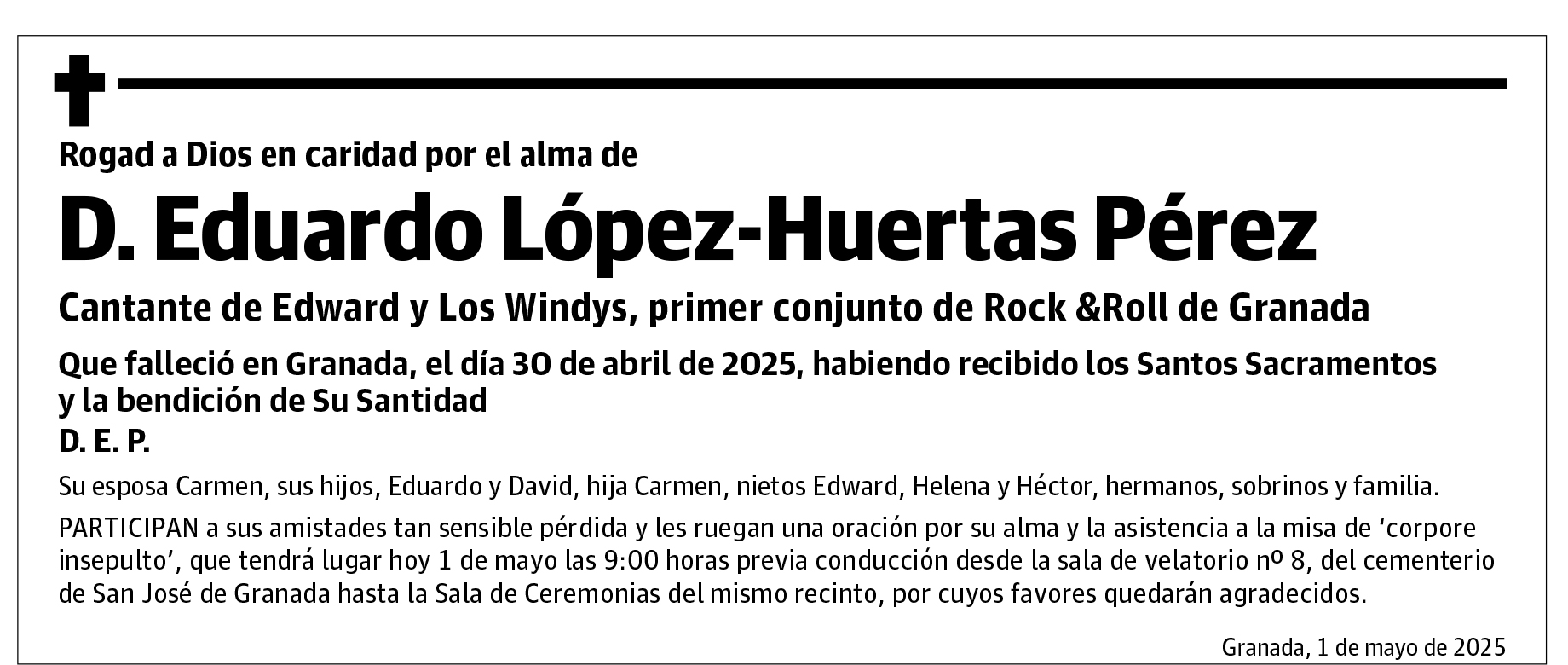 D. Eduardo López-Huertas Pérez