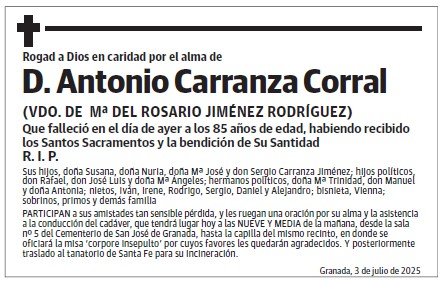 D. Antonio Carranza Corral