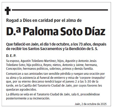 D.ª Paloma Soto Díaz