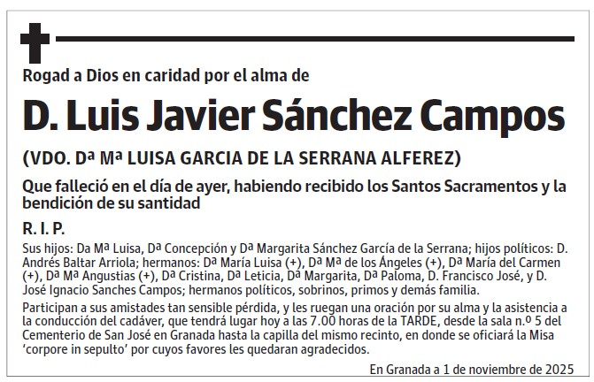 D. Luis Javier Sánchez Campos