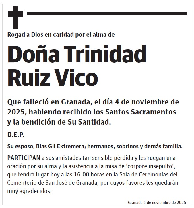 Doña Trinidad  Ruiz Vico