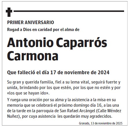 Antonio Caparrós Carmona