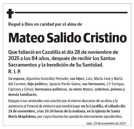 Mateo Salido Cristino