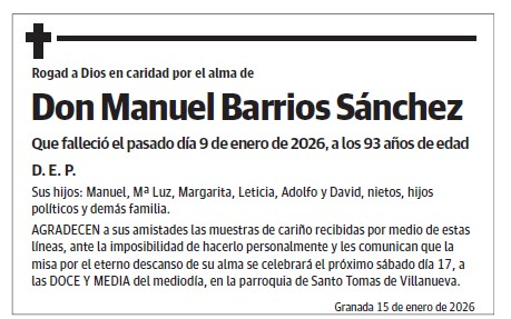 Don Manuel Barrios Sánchez