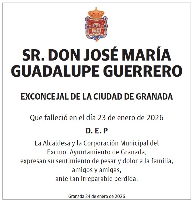 SR. DON JOSÉ MARÍA GUADALUPE GUERRERO