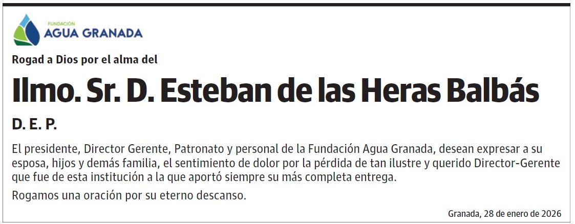 Ilmo. Sr. D. Esteban de las Heras Balbás