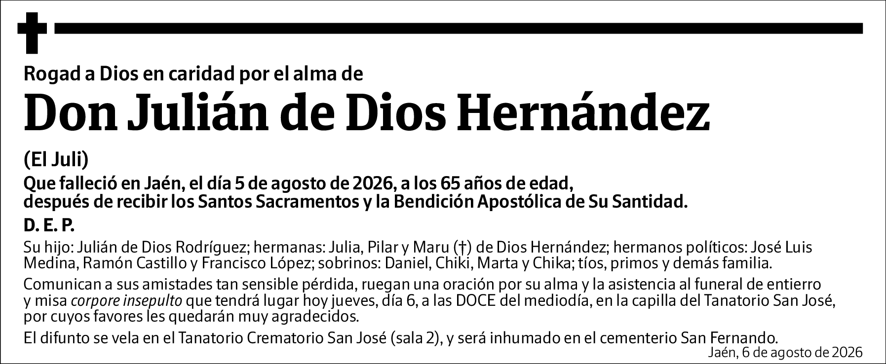 Julián de Dios Hernández