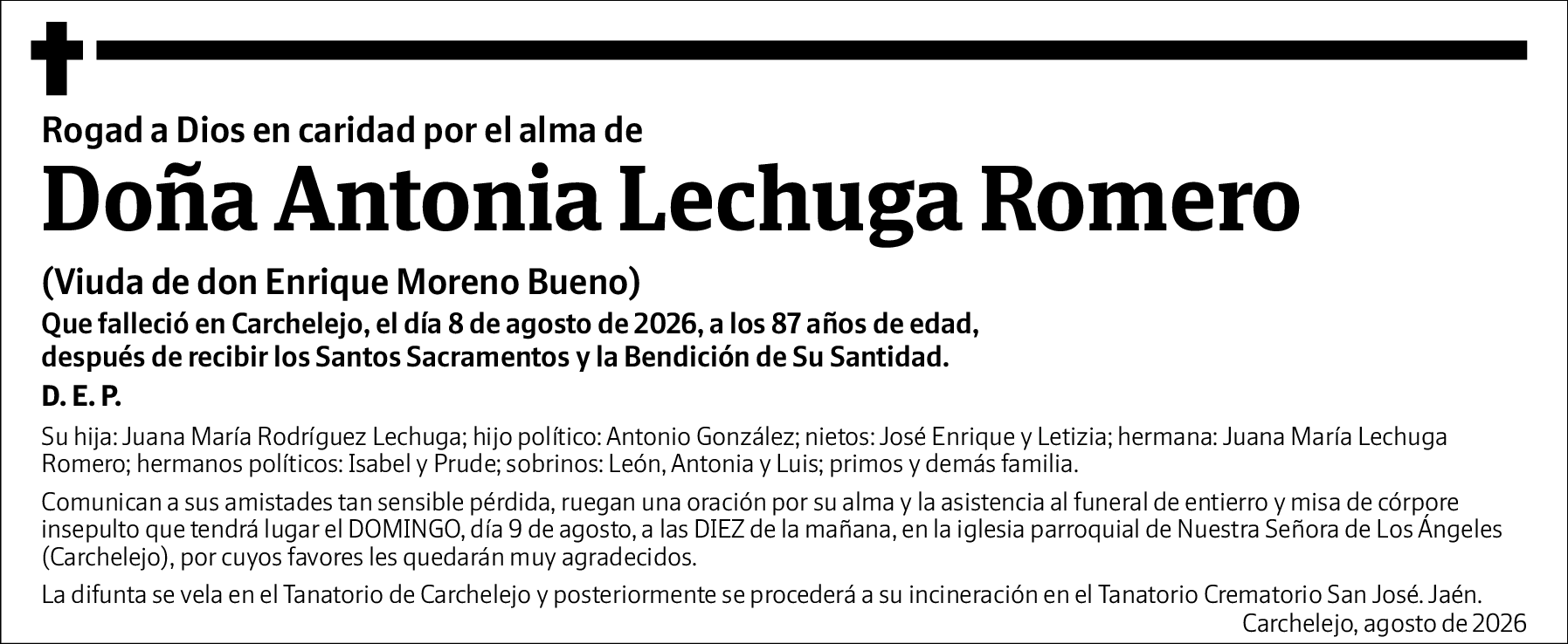 Antonia Lechuga Romero