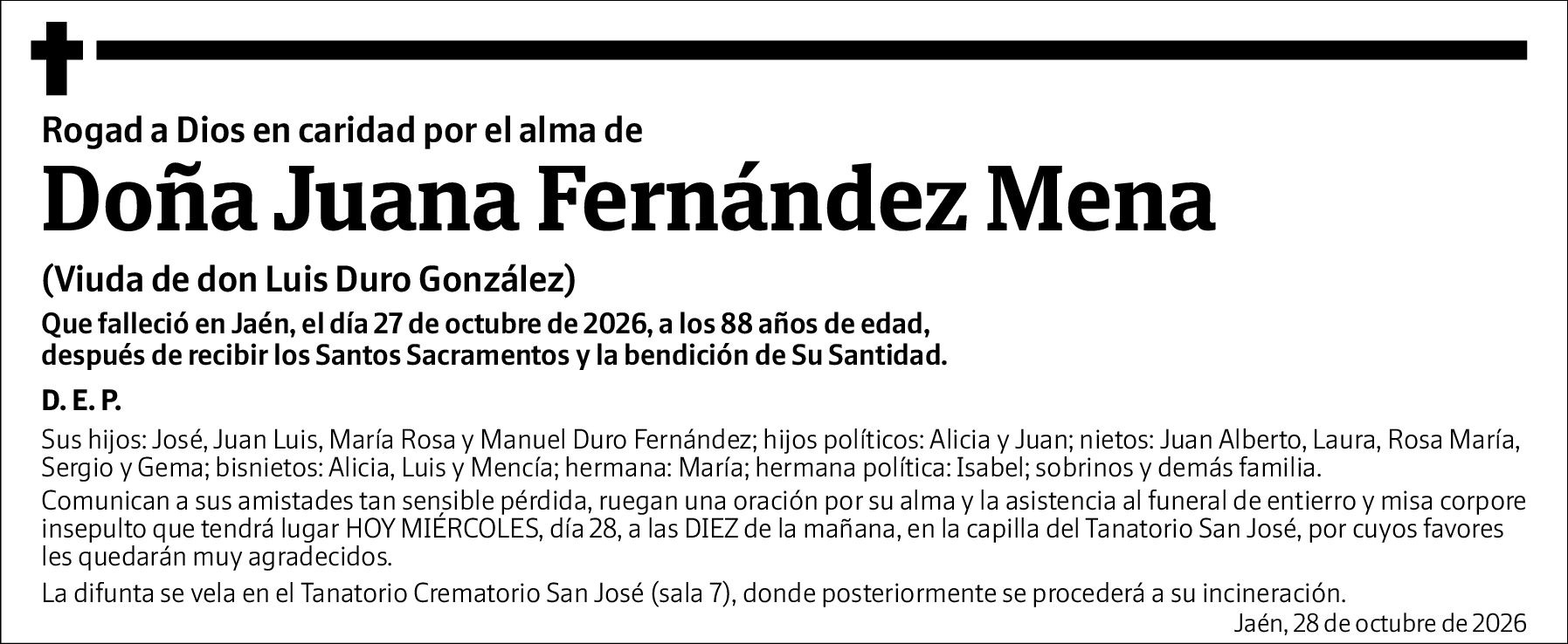 Juana Fernández Mena